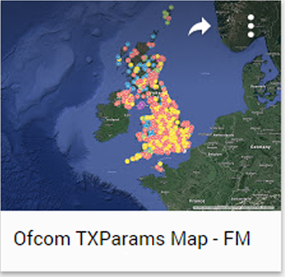 Ofcom TXParams Map - FM